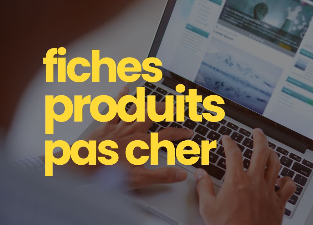 rédaction fiches produits pas cher